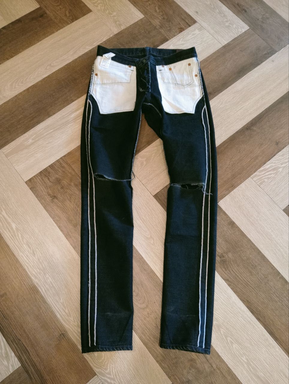 Johnbull JOHN BULL JAPAN BLACK JEANS Size US 30 / EU 46 - 11 Thumbnail