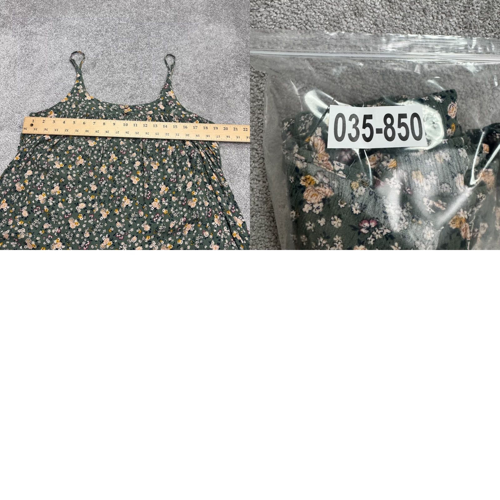 Vintage Easel Green Floral Spaghetti Rayon Sundress Womens Medium Midi? Size L / US 10 / IT 46 - 9 Thumbnail
