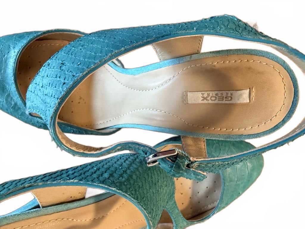 Geox Patented Respira Sandals-Teal Size US 10 / IT 40 - 8 Thumbnail