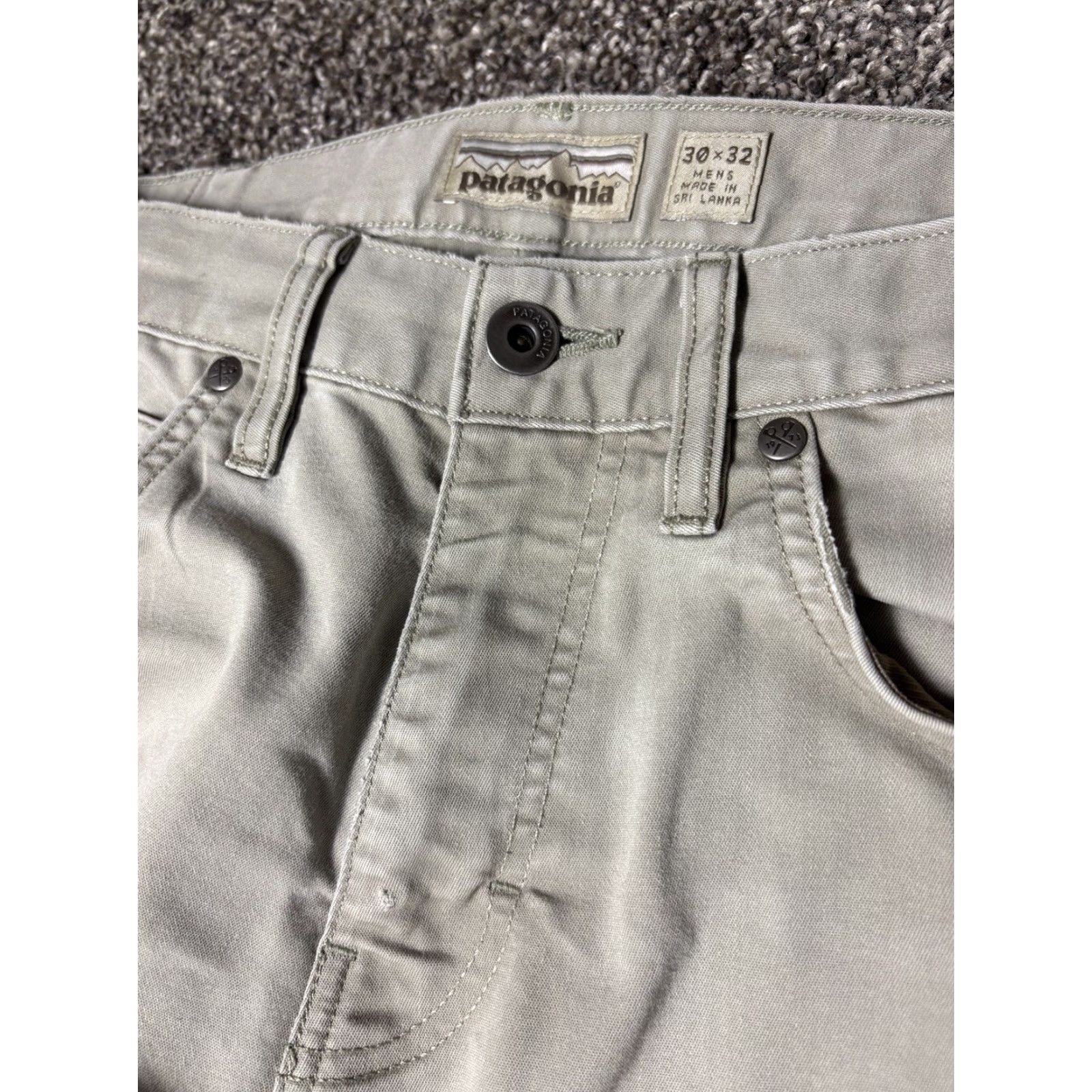 Patagonia Patagonia Iron Clad Pants Mens 30x32 Gray Twill Chino Regular Size US 30 / EU 46 - 7 Thumbnail