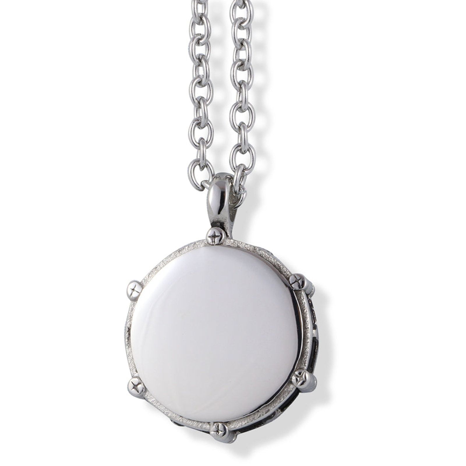 & Other Stories Snare Drum Necklace Drumming Charm Stainless Steel Necklace Size ONE SIZE - 1 Thumbnail