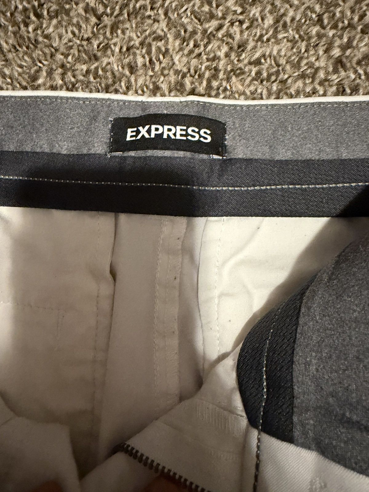 Express Express White Slim Fit Hyper Stretch Pants Size US 32 / EU 48 - 2 Thumbnail
