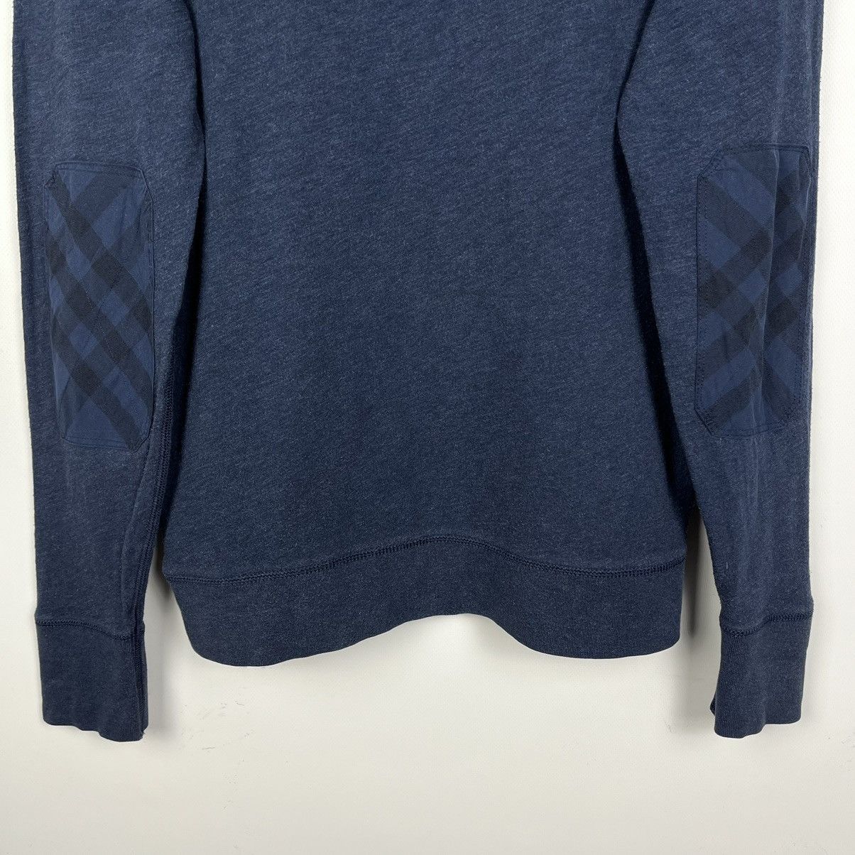 Burberry Luxury Burberry Brit Elbow Patch Checkered Sweater Size US M / EU 48-50 / 2 - 21 Thumbnail