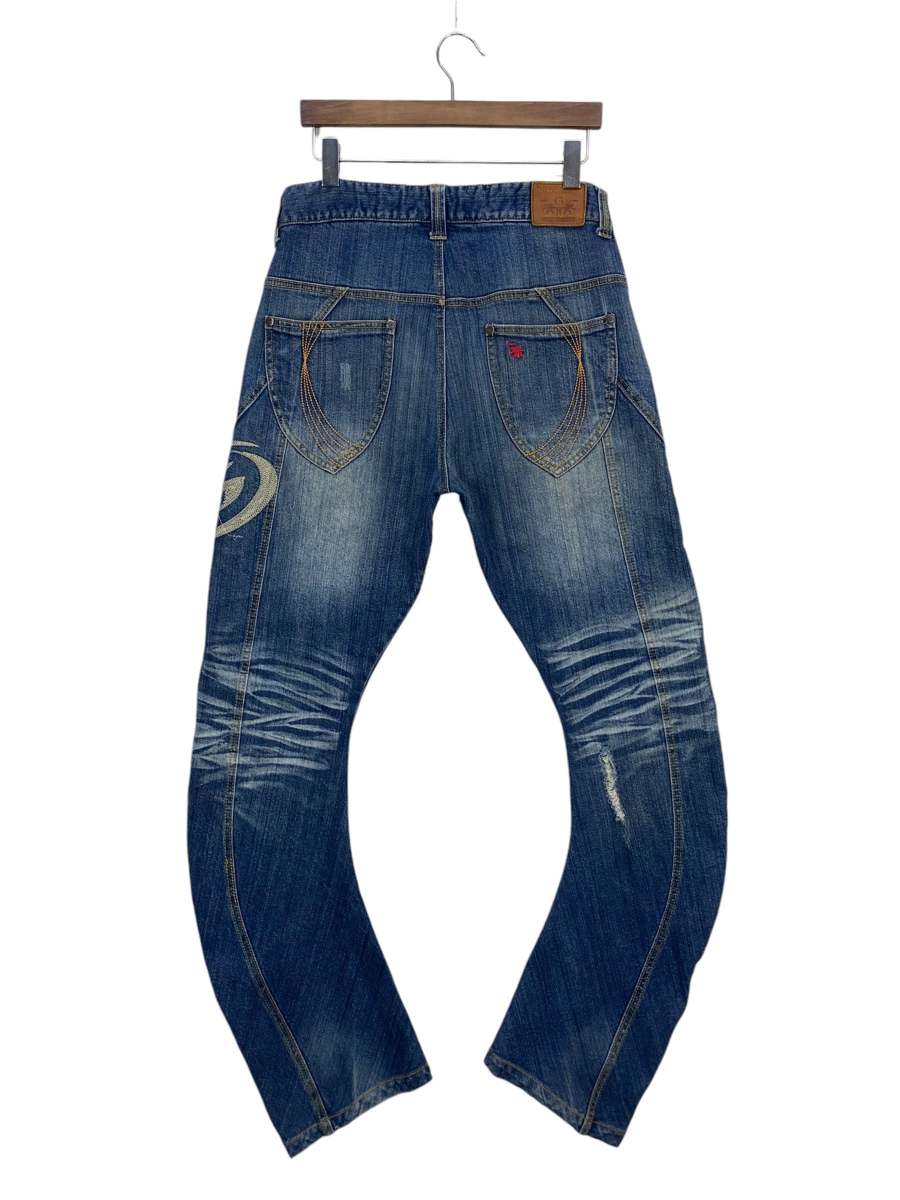 Japanese Brand Gotcha J-Shape Skateboard Surf Jeans Size US 32 / EU 48 - 4 Thumbnail