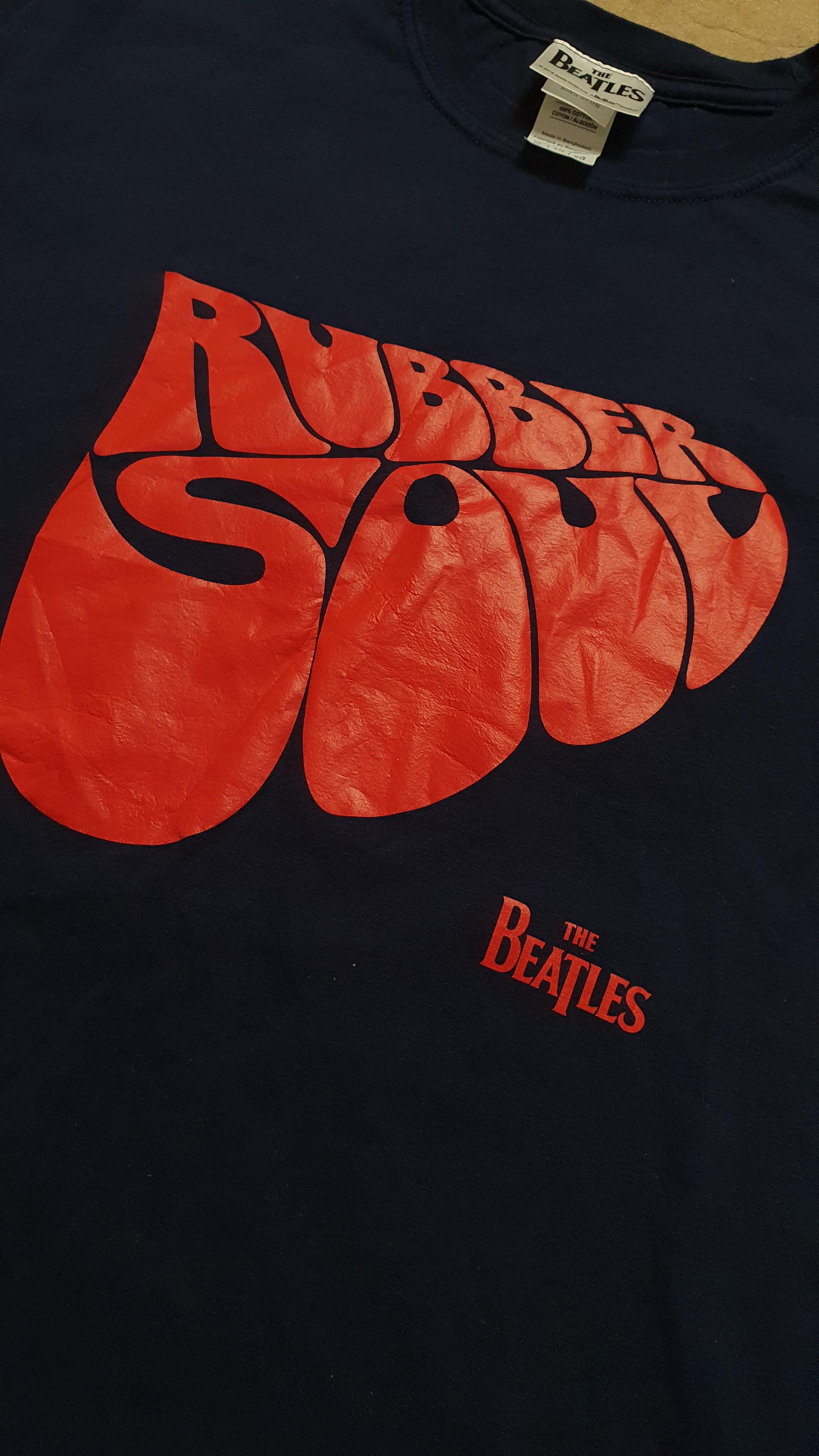 Gildan Vintage t-shirt Beatles Rock Logo 90s Y2K USA Style Band Tee Size US XL / EU 56 / 4 - 15 Thumbnail