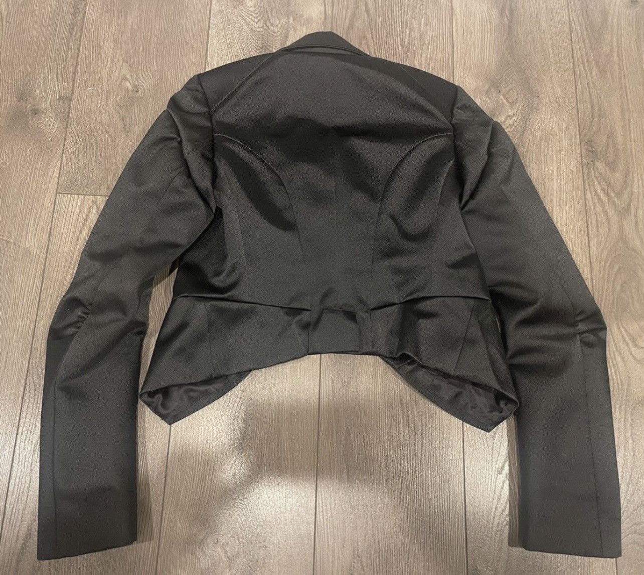Comme des Garcons Comme Des Garcon cropped satin tux jacket Size S / US 4 / IT 40 - 7 Thumbnail