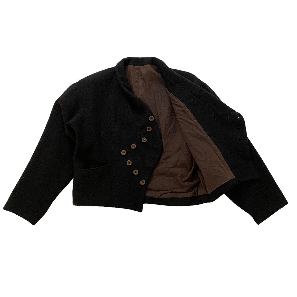 Vintage ✨Traffic News wool cropped button jacket size M Size M / US 6-8 / IT 42-44 - 10 Thumbnail