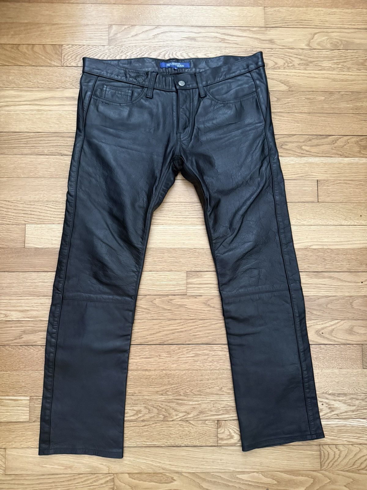 Junya Watanabe × Supreme Junya Watanabe leather pants CDG AD2007 cowhide Size US 31 - 2 Thumbnail