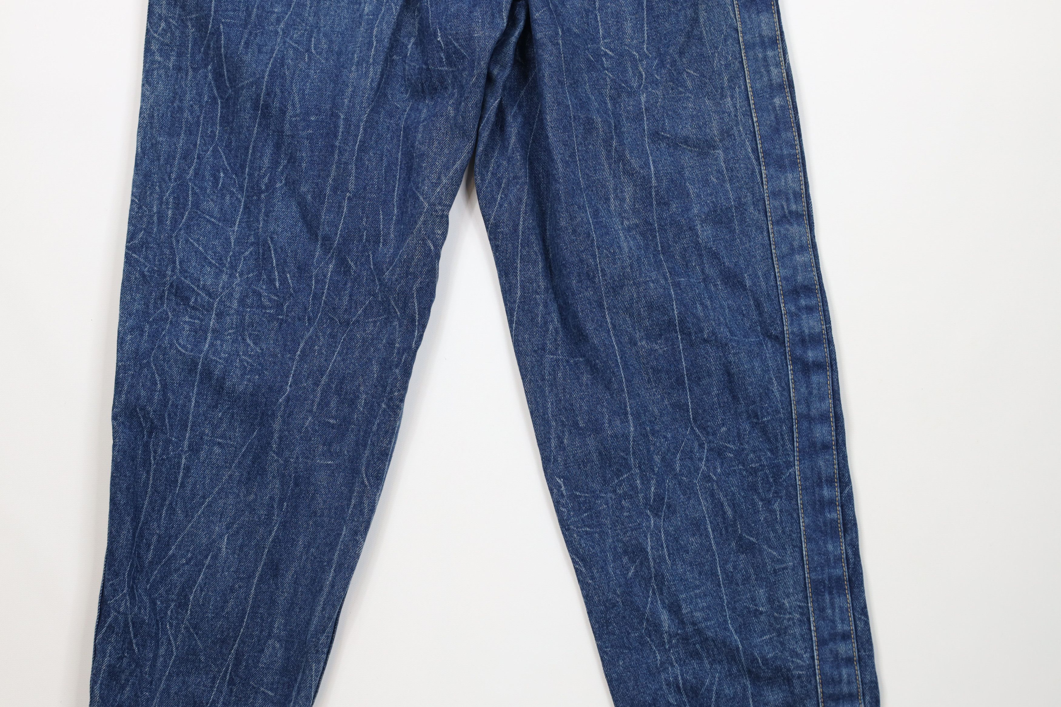 Vintage Vintage 90s Streetwear Acid Wash Tapered Leg Denim Jeans Size 36" / US 14 / IT 50 - 14 Thumbnail