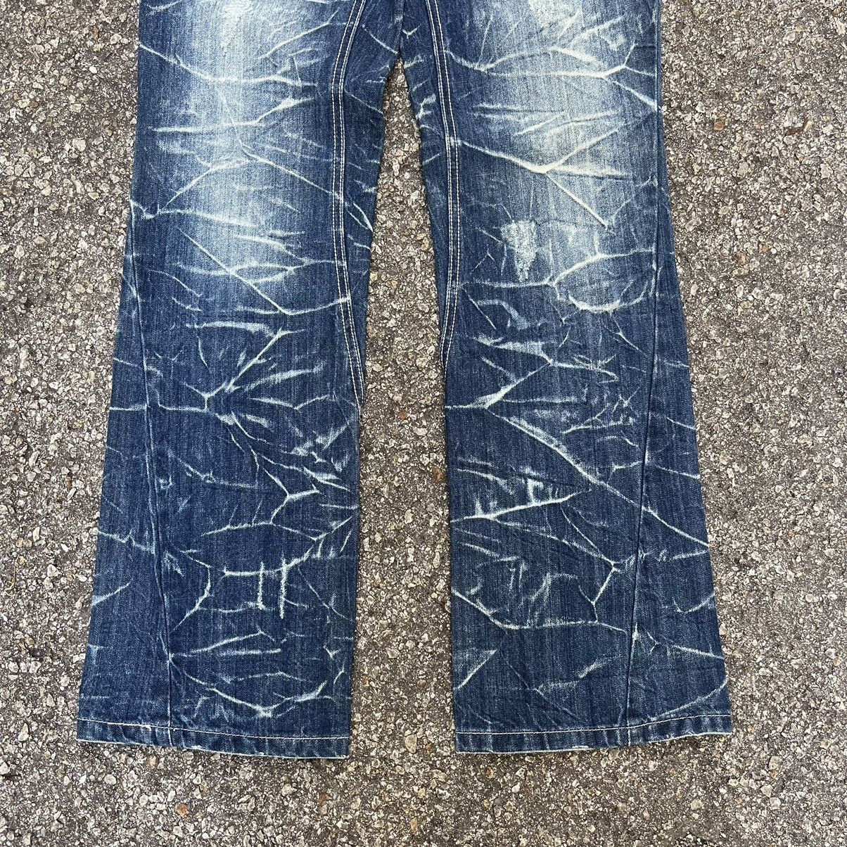 Number (N)ine Flare Jeans Nylaus Japanese Brand Boot Cut Distressed Denim Size US 30 / EU 46 - 6 Thumbnail