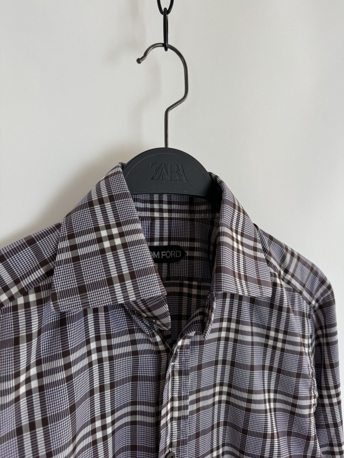 Tom Ford Tom Ford Check L/S Shirt Size US M / EU 48-50 / 2 - 3 Thumbnail