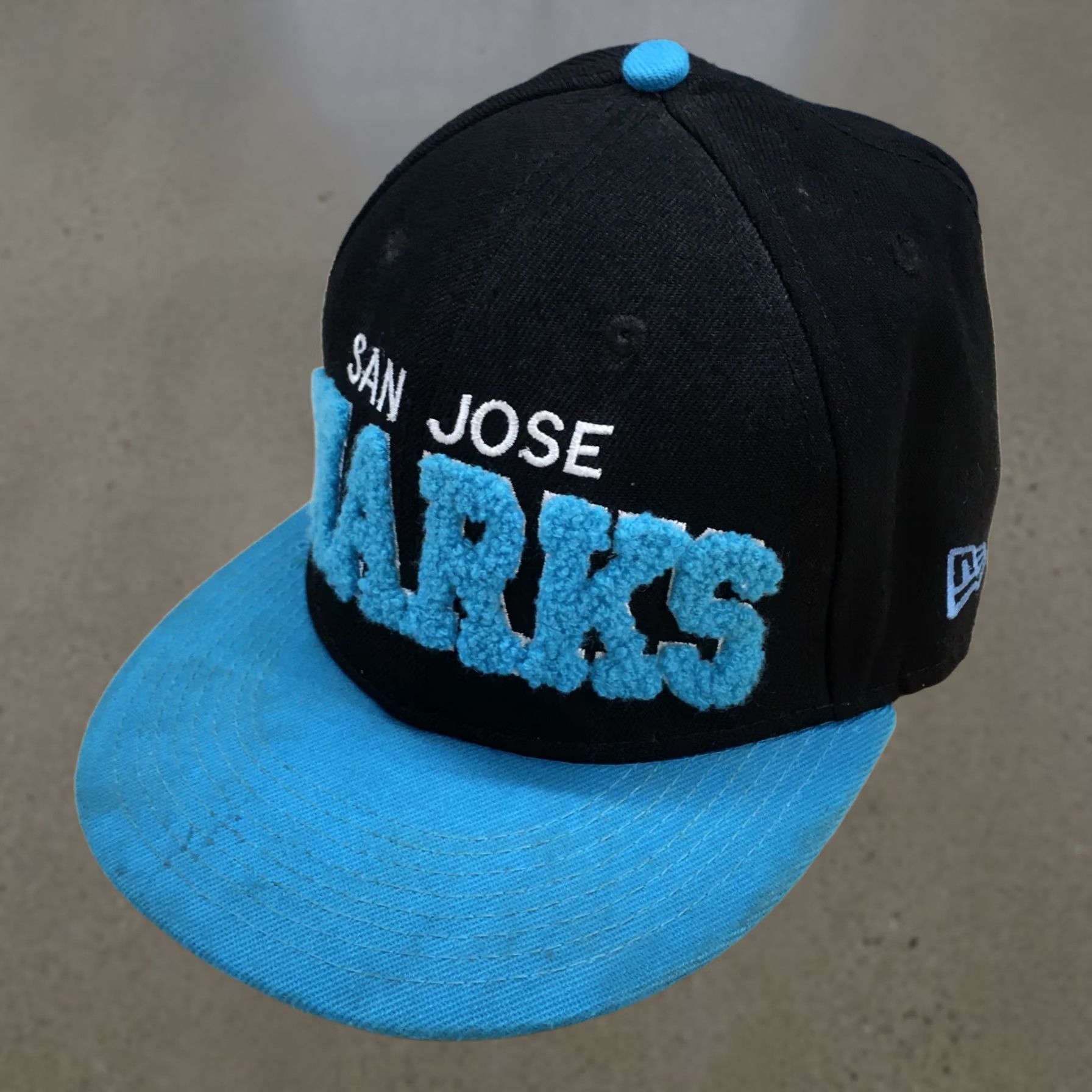 New Era New Era San Jose Sharks Snapback Cap Hat Mens One Size Black Blue Adjustable Size ONE SIZE - 1 Thumbnail
