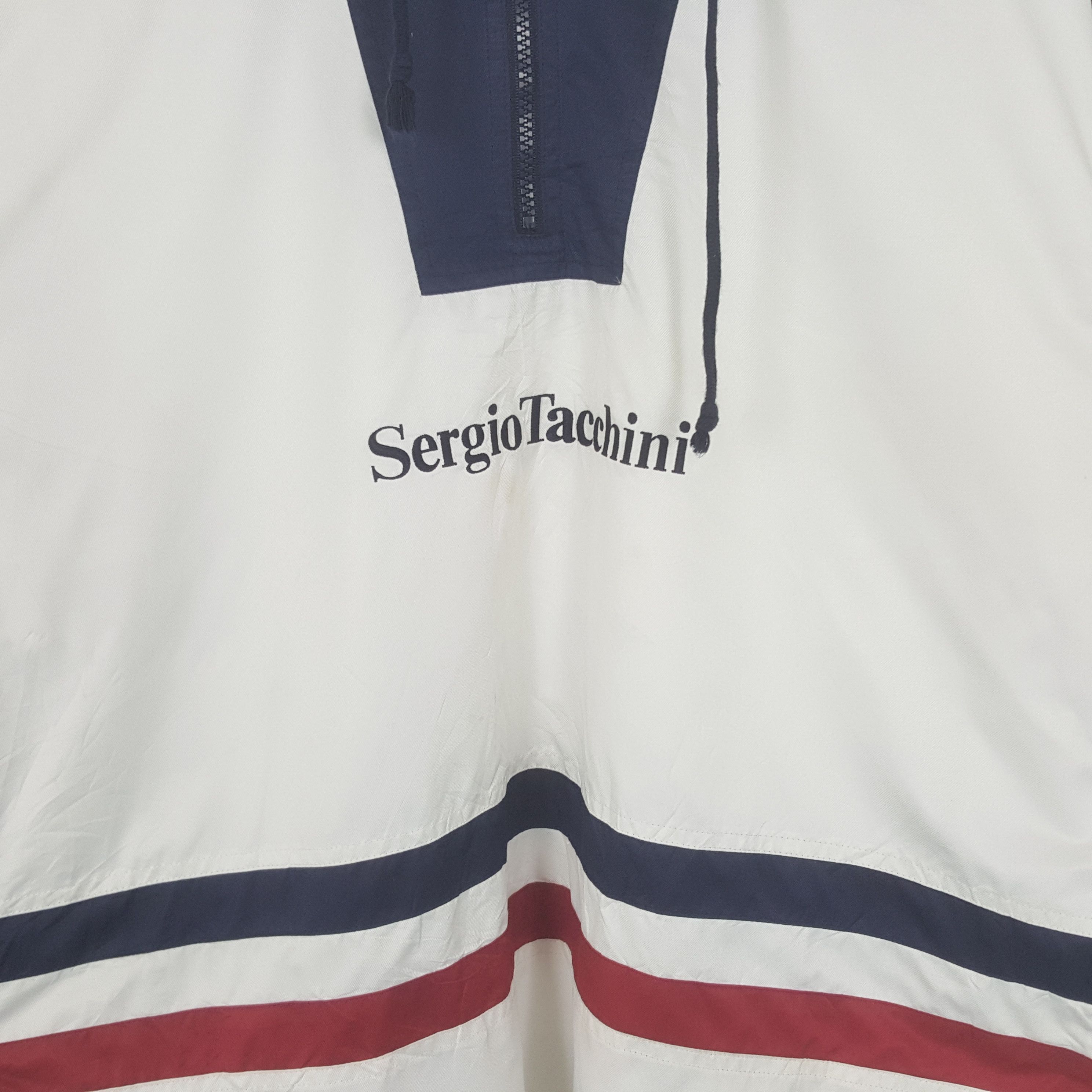 Sergio Tacchini Vintage Sergio Tacchini Tennis Sport Windbreaker Jacket RR30 Size US XL / EU 56 / 4 - 2 Thumbnail