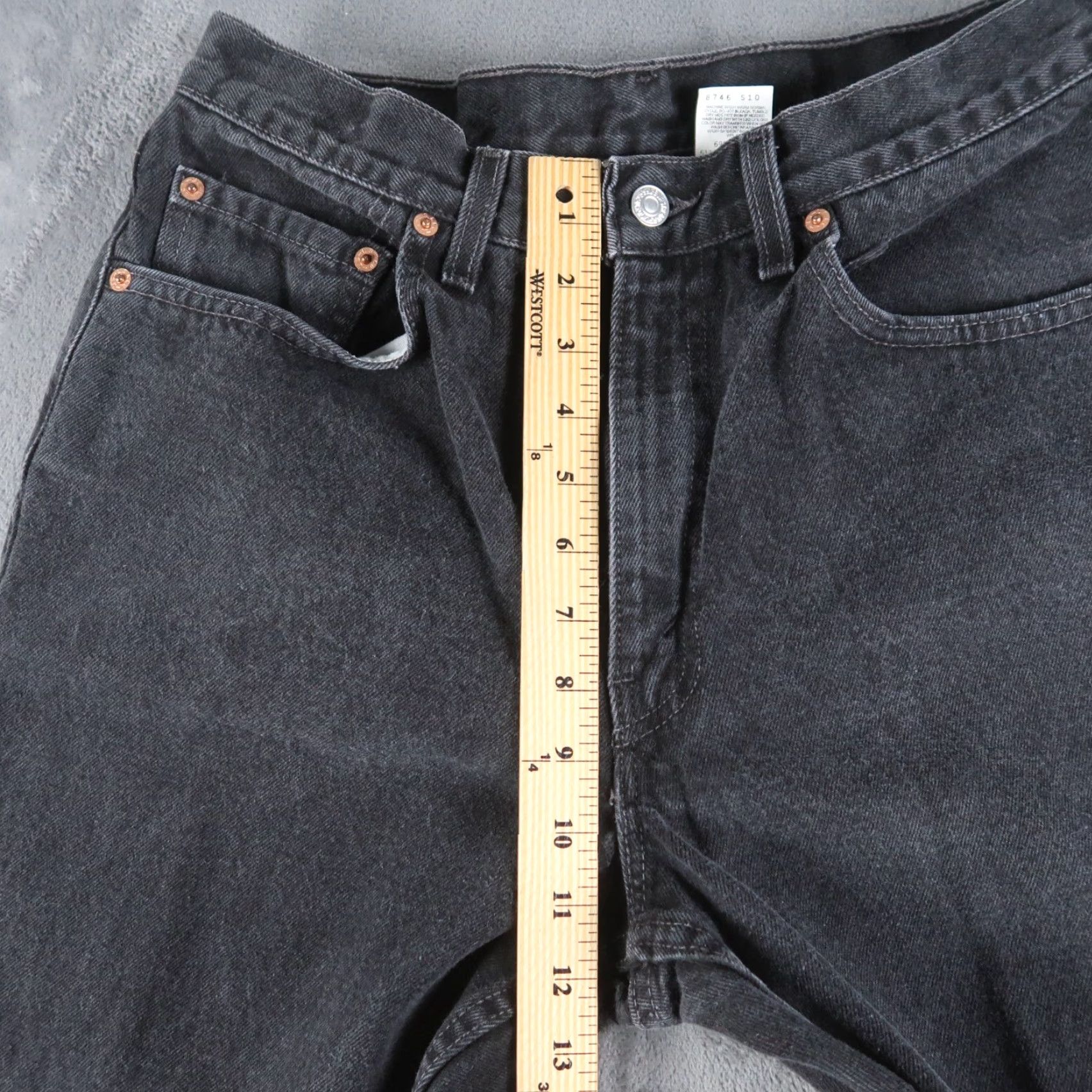 Levi's VINTAGE Levi's 550 Jeans Men 34x32 Black Relaxed Fit Denim 5-Pocket USA Made 90s 550 Theme Mens Size US 34 / EU 50 - 7 Thumbnail