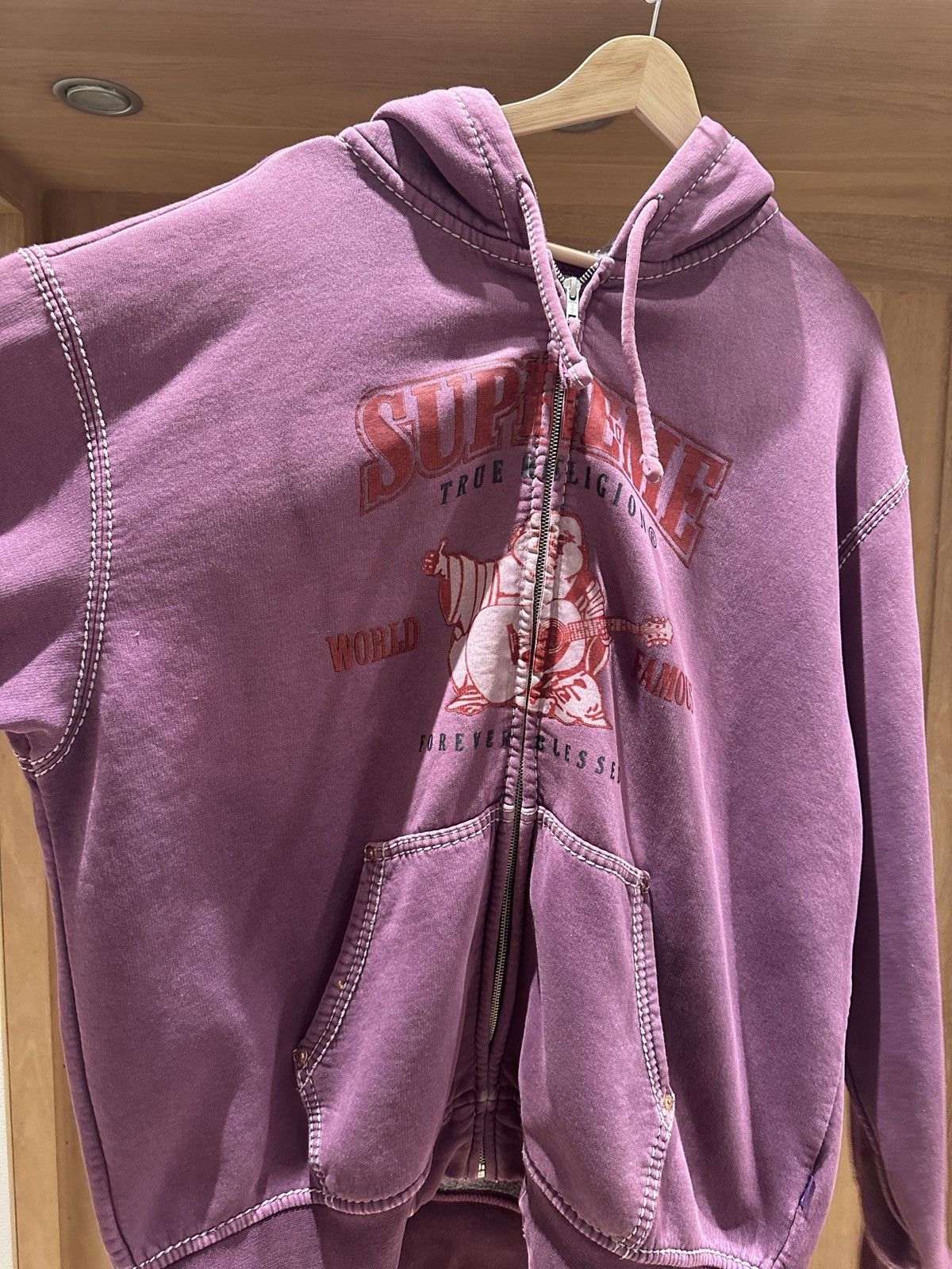 Supreme × True Religion Supreme x True Religion Buddha Hoodie Size US XL / EU 56 / 4 - 3 Thumbnail