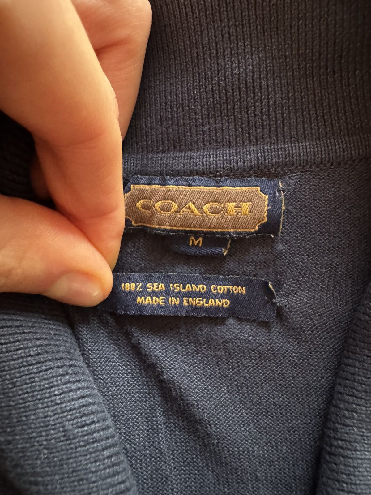 Coach COACH WOOL QUALITY BUTTON SWEATER Size US M / EU 48-50 / 2 - 2 Thumbnail