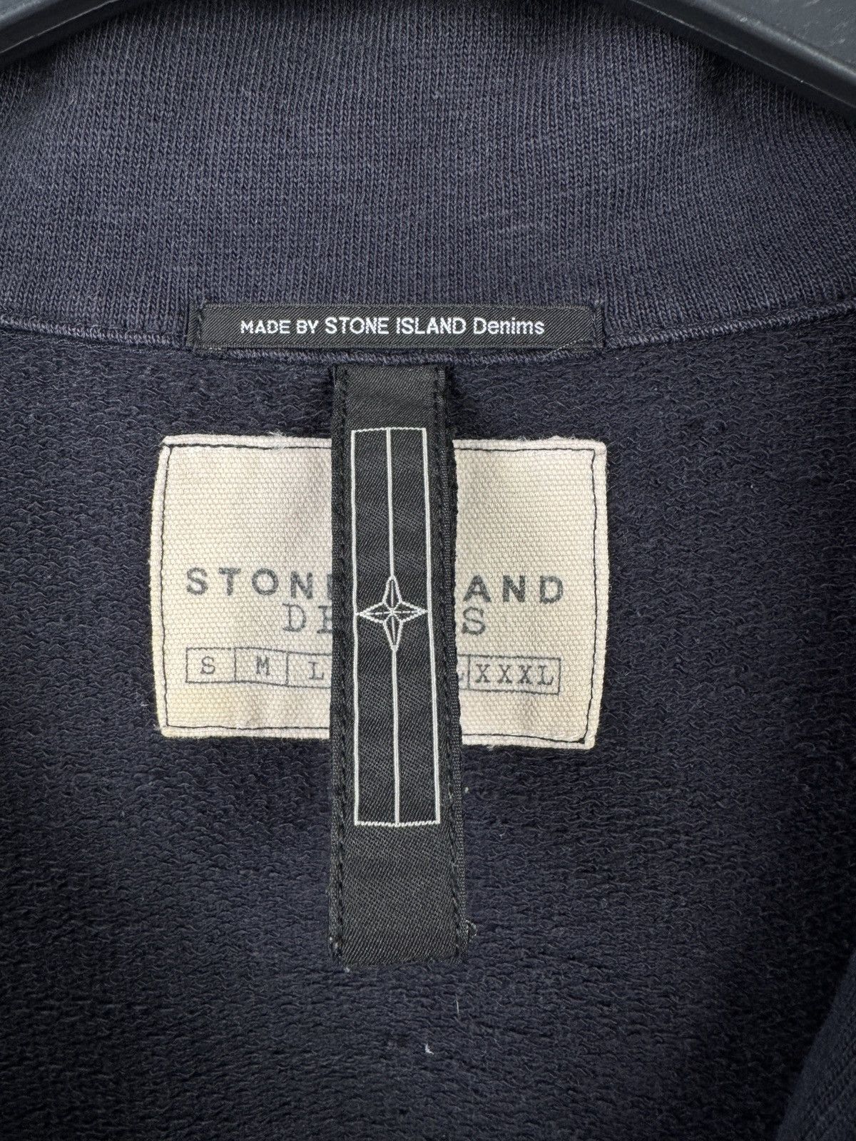Stone Island Stone Island Denims Archive Black 1/2 Zip Pullover Size XXL Size US XXL / EU 58 / 5 - 8 Thumbnail
