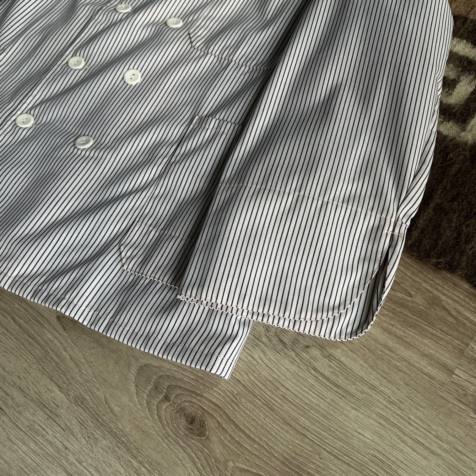 Vintage Vintage French Work Jacket HBT Stripe Chore Coat 9740AC Size US L / EU 52-54 / 3 - 6 Thumbnail
