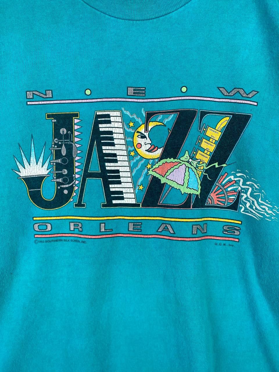Vintage vintage 90s new orleans jazz tee nice design Size US XL / EU 56 / 4 - 2 Thumbnail