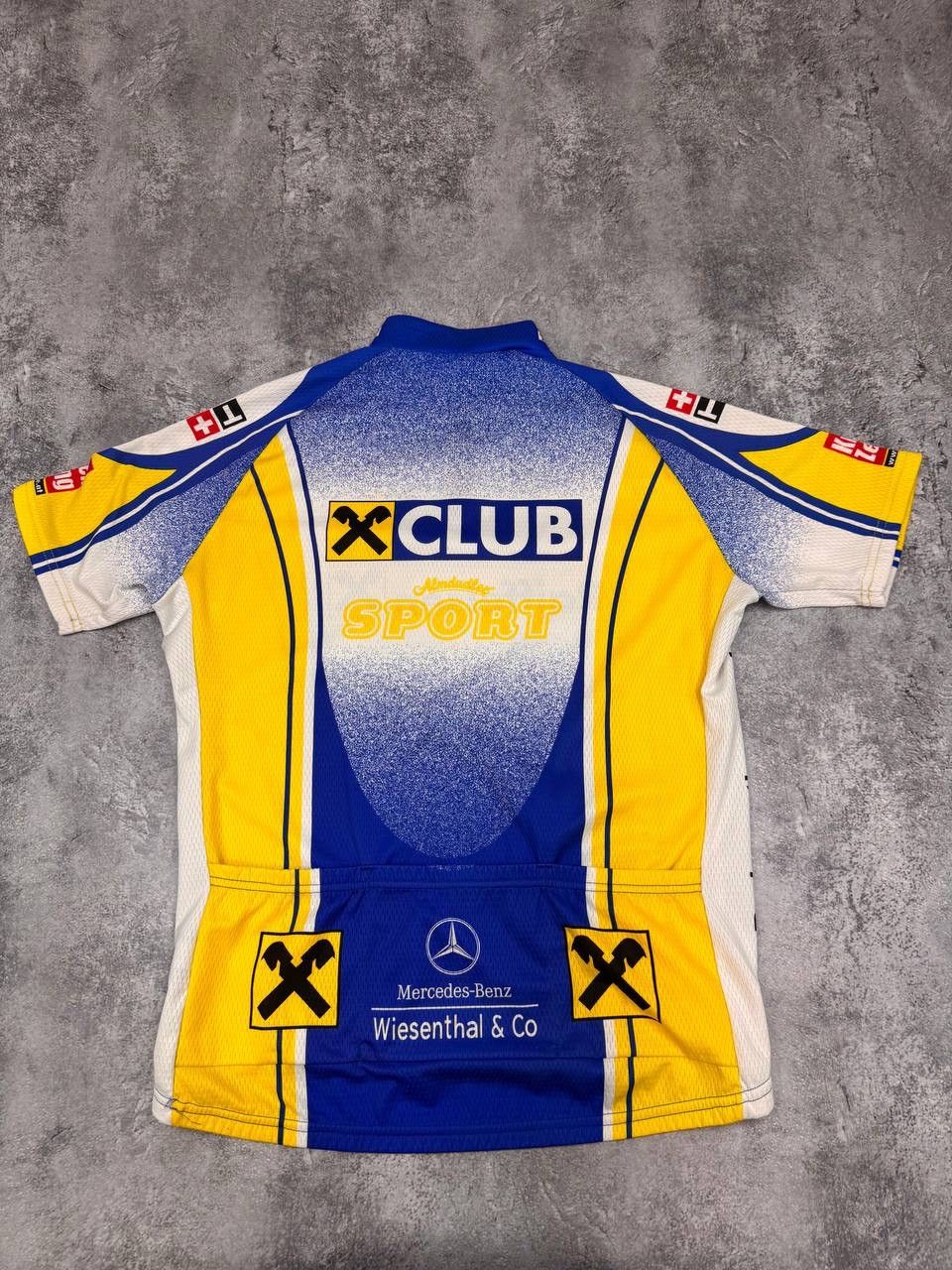 Other Biemme Men Cycling Jersey Blue Yellow Size M Size US M / EU 48-50 / 2 - 6 Thumbnail