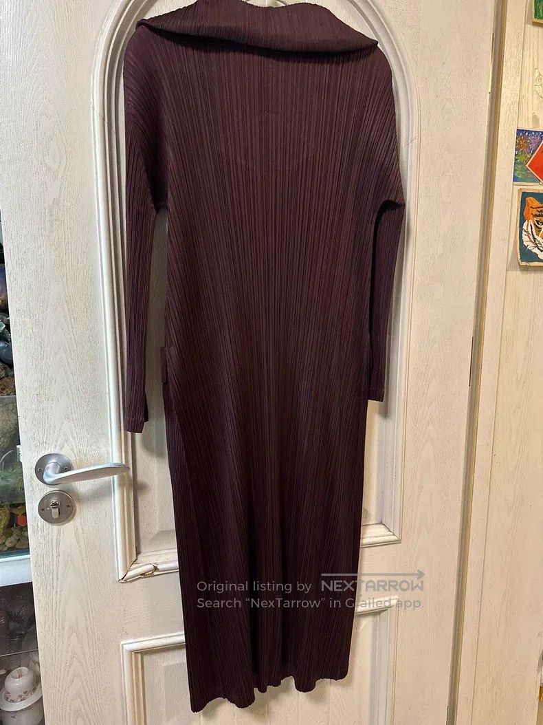 Issey Miyake Issey Miyake Brown Coat Size L / US 10 / IT 46 - 2 Thumbnail