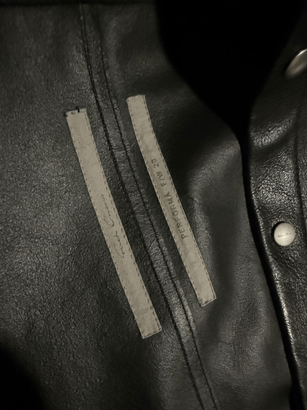 Rick Owens Rick owens leather overshirt Size US M / EU 48-50 / 2 - 4 Thumbnail