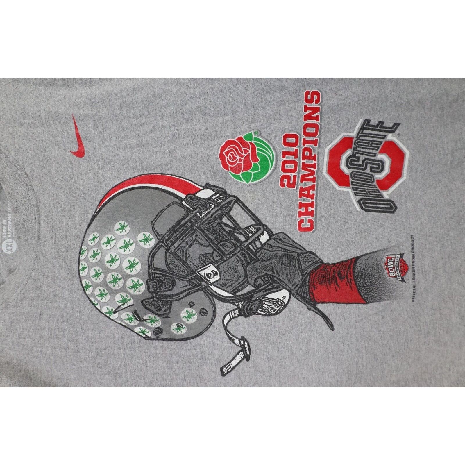 Nike Nike Rose Bowl Champs Ohio State University Football T-Shirt Size US XXL / EU 58 / 5 - 4 Thumbnail