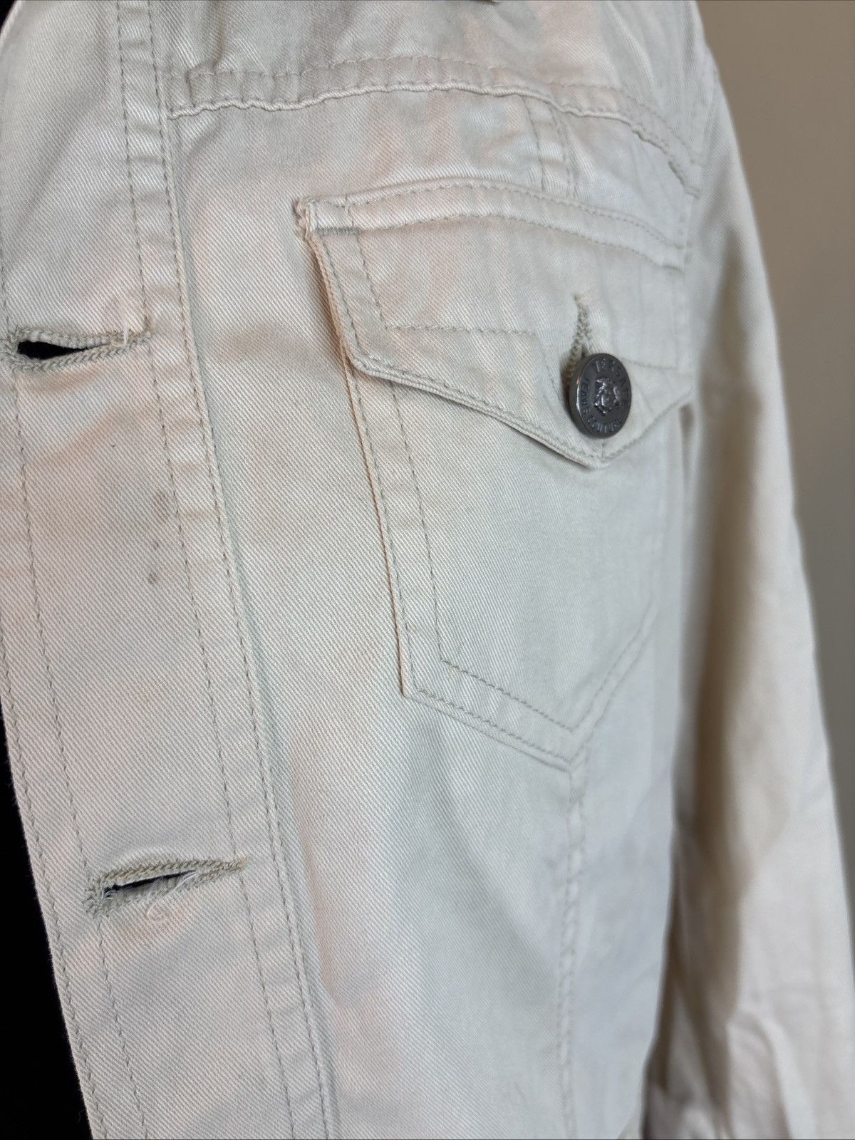 Versace × Vintage Vintage Versace Khaki Jacket Size XS / US 0-2 / IT 36-38 - 3 Thumbnail