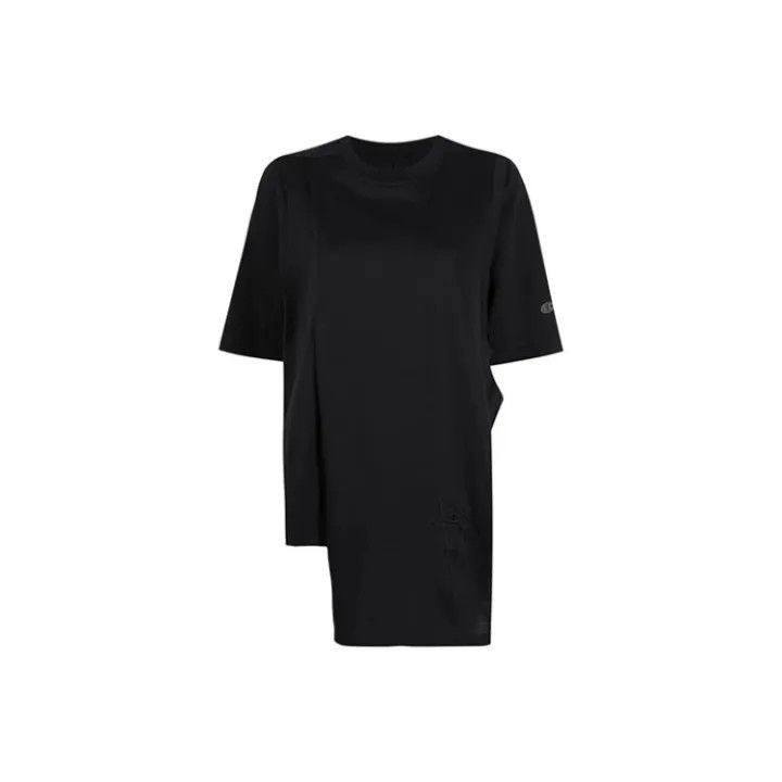 Rick Owens Rick Owens x Champion Asymmetric Black T-2508 Size XS / US 0-2 / IT 36-38 - 1 Thumbnail