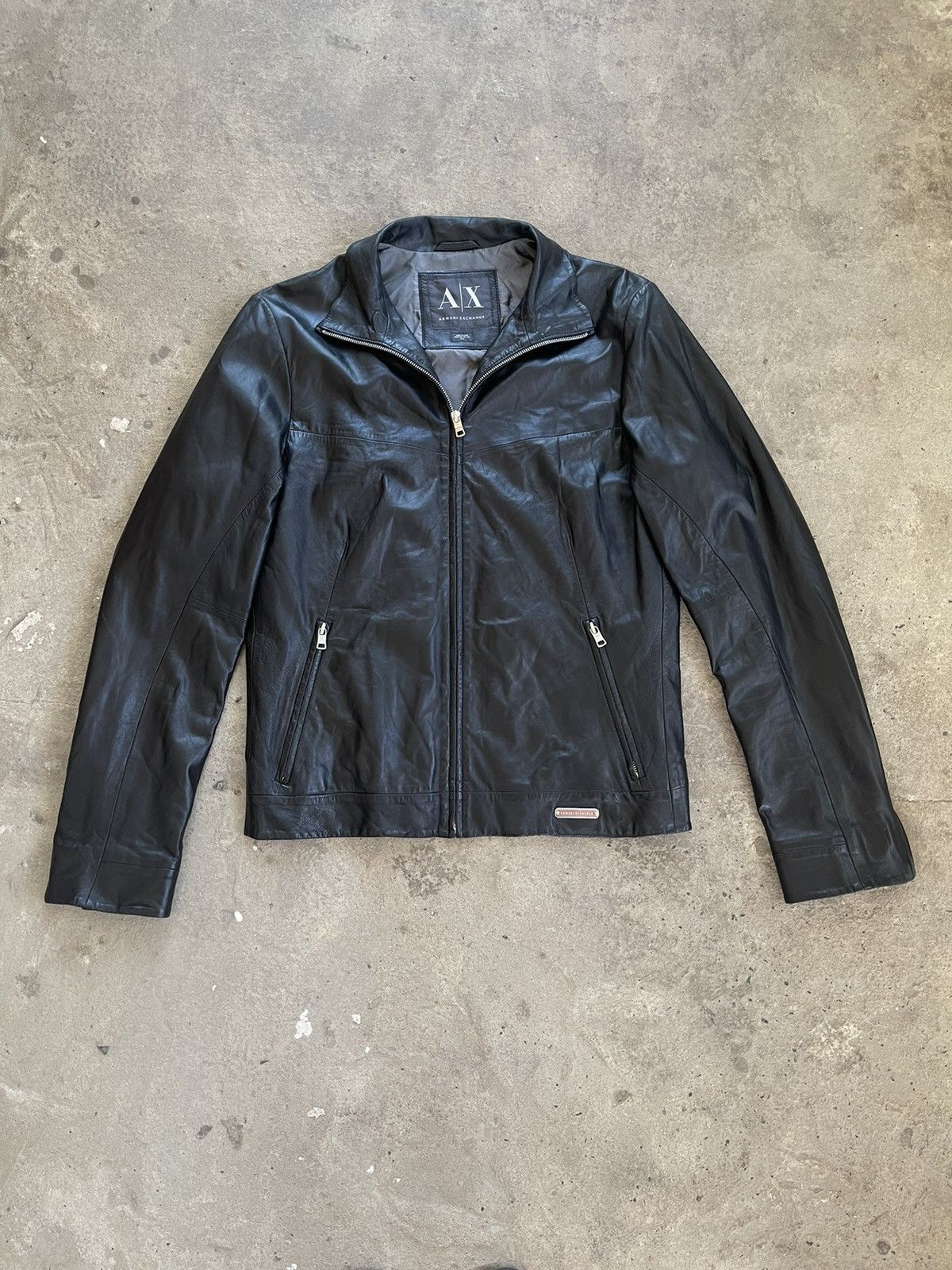 ARMANI EXCHANGE store Leather Jacket