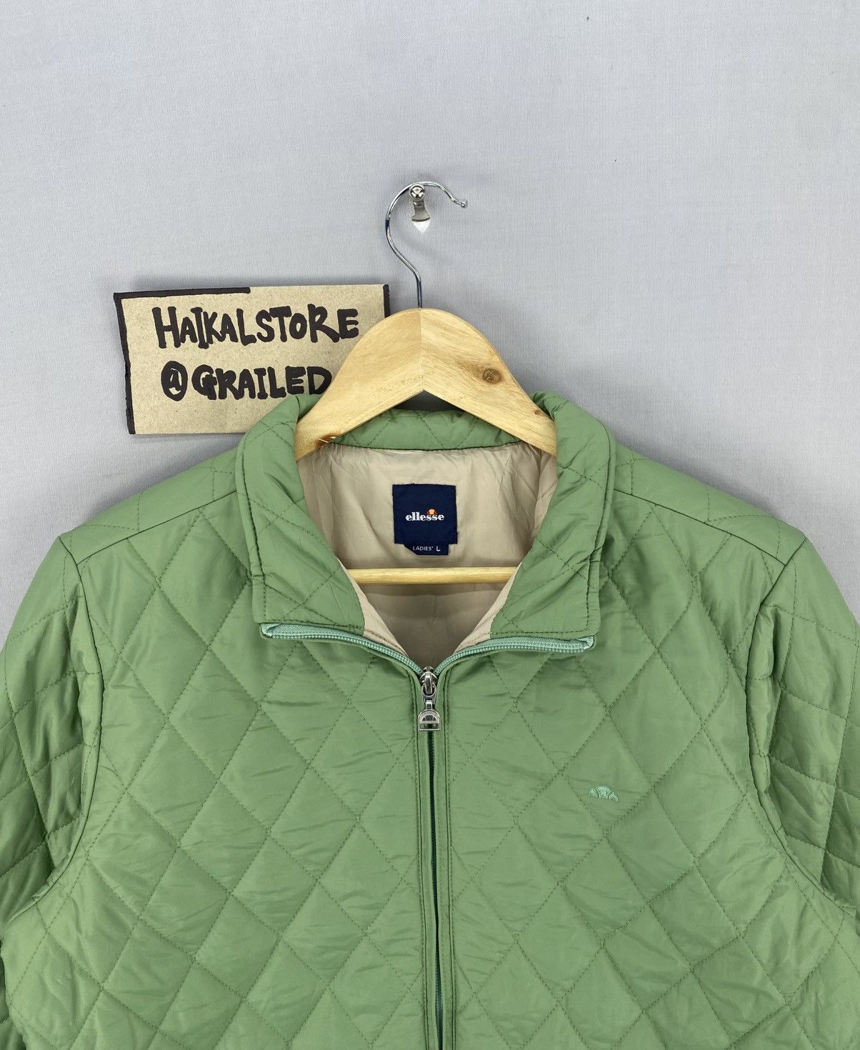 Ellesse Ellese Quilted Nylon Zipper Jacket Size M / US 6-8 / IT 42-44 - 7 Thumbnail