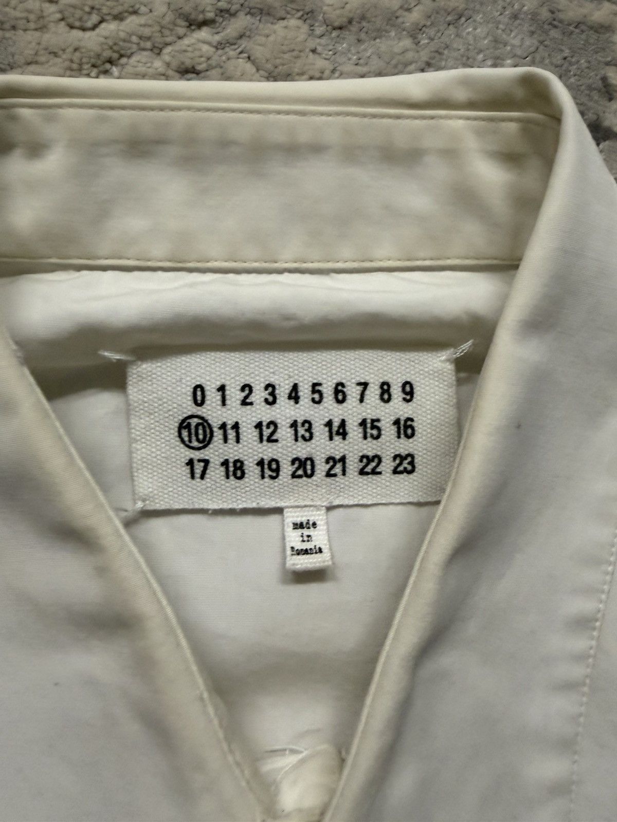 Maison Margiela Margiela - Oxford Outside Stitch White Shirt Size US L / EU 52-54 / 3 - 3 Thumbnail