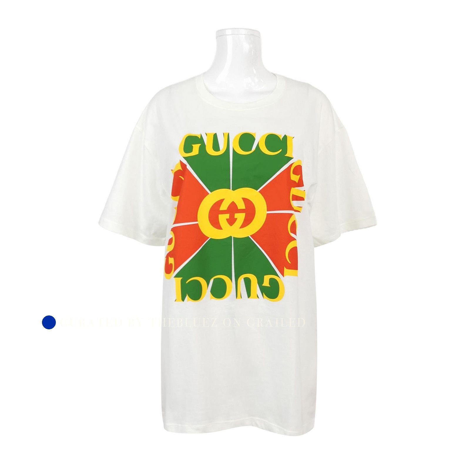 Gucci Interlocking G Logo T-Shirt in White Size US L / EU 52-54 / 3 - 1 Thumbnail