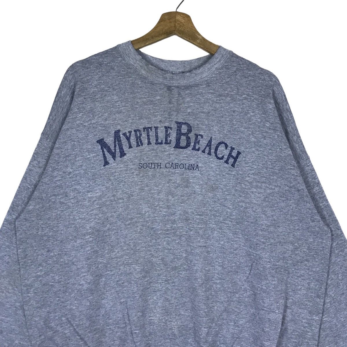Vintage Vintage Myrtle Beach Spell Out Pullover Jumper Sweatshirt Size US L / EU 52-54 / 3 - 2 Thumbnail