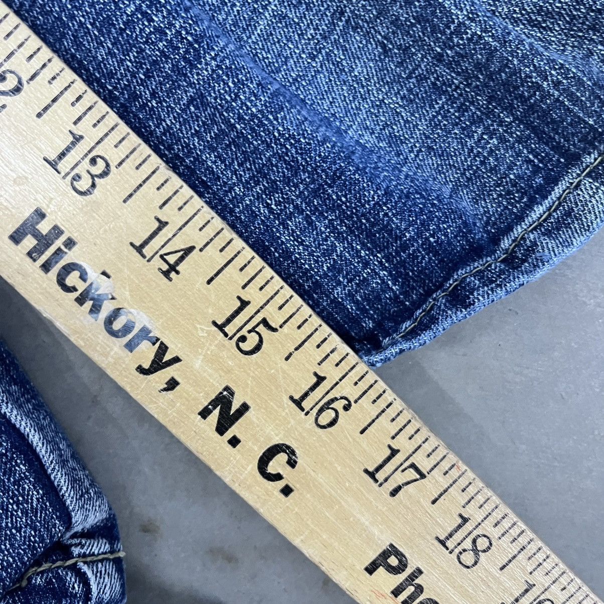 Akademiks × Southpole CRAZY Y2K Baggy Brooklyn Express Jorts 38" Waist Denim Jeans Size US 40 / EU 56 - 4 Thumbnail