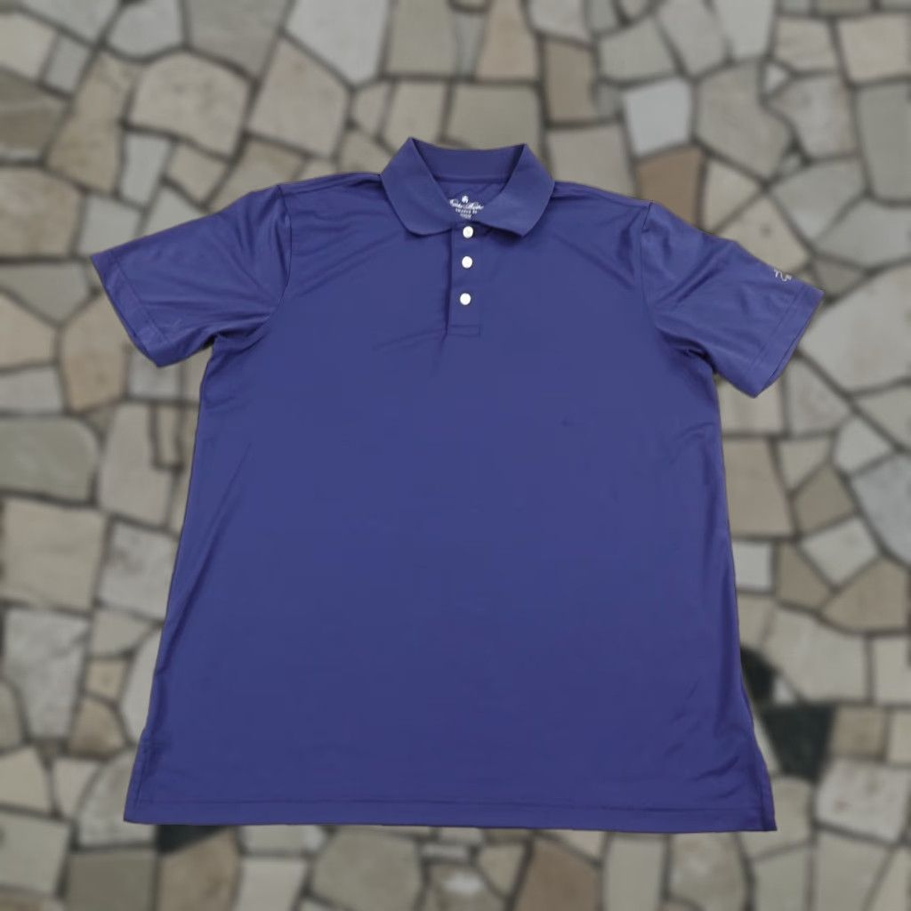 Brooks Brothers Brooks Brothers Polo Shirt Mens Medium Blue Performance Series Golf Short Sleeve Size US M / EU 48-50 / 2 - 1 Thumbnail