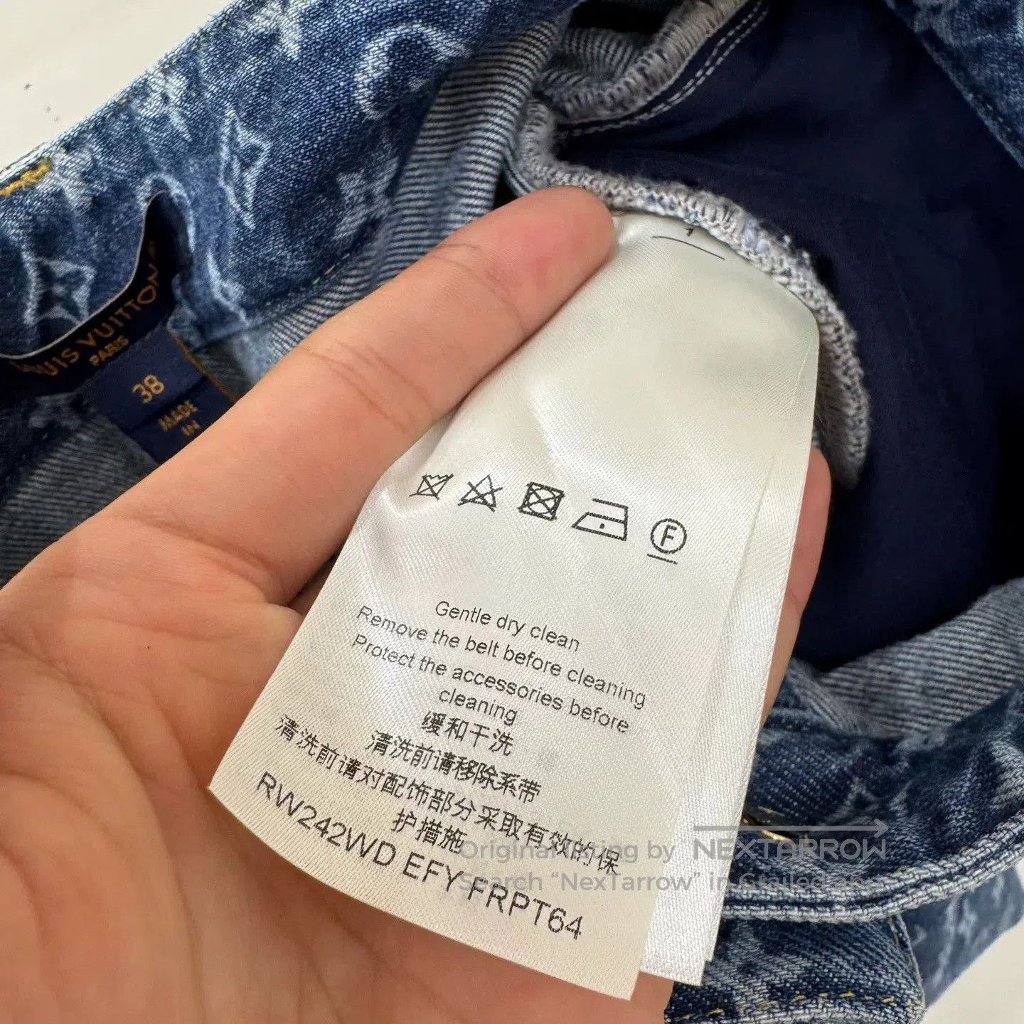 Louis Vuitton Louis Vuitton Blue Monogram Short Shorts. Size US 38 / EU 54 - 4 Thumbnail