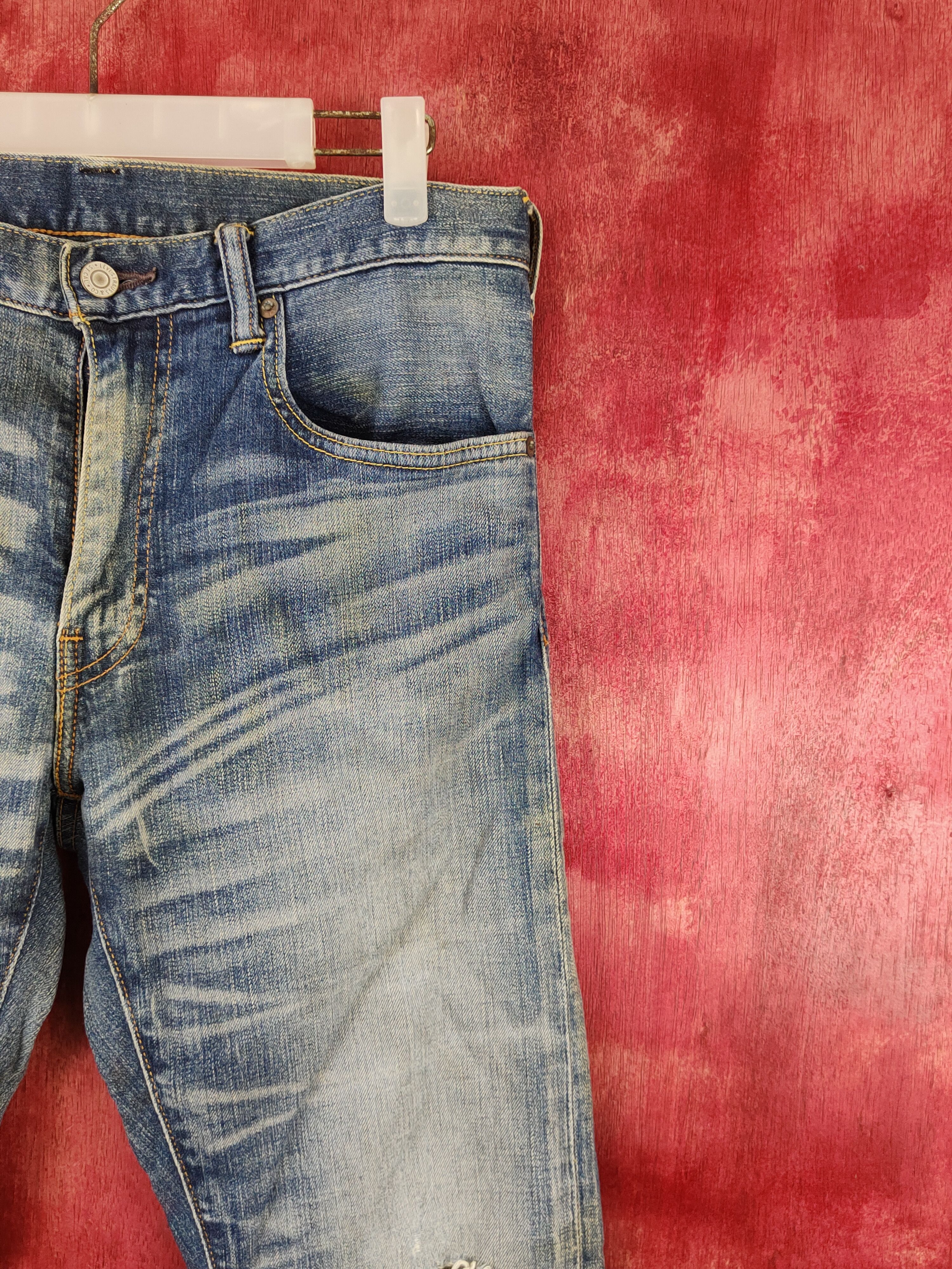 Levi's Levi's Blue Faded Distressed Ripped Jeans #S1837 Size US 31 - 5 Thumbnail