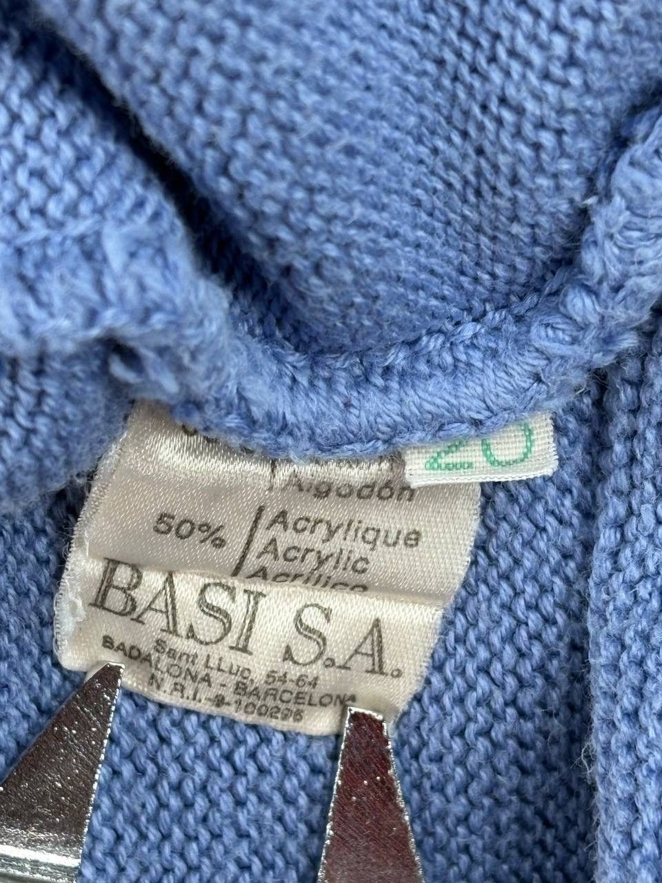 Lacoste Lacoste vintage knit sweater blue/white mini logo Size US L / EU 52-54 / 3 - 7 Thumbnail