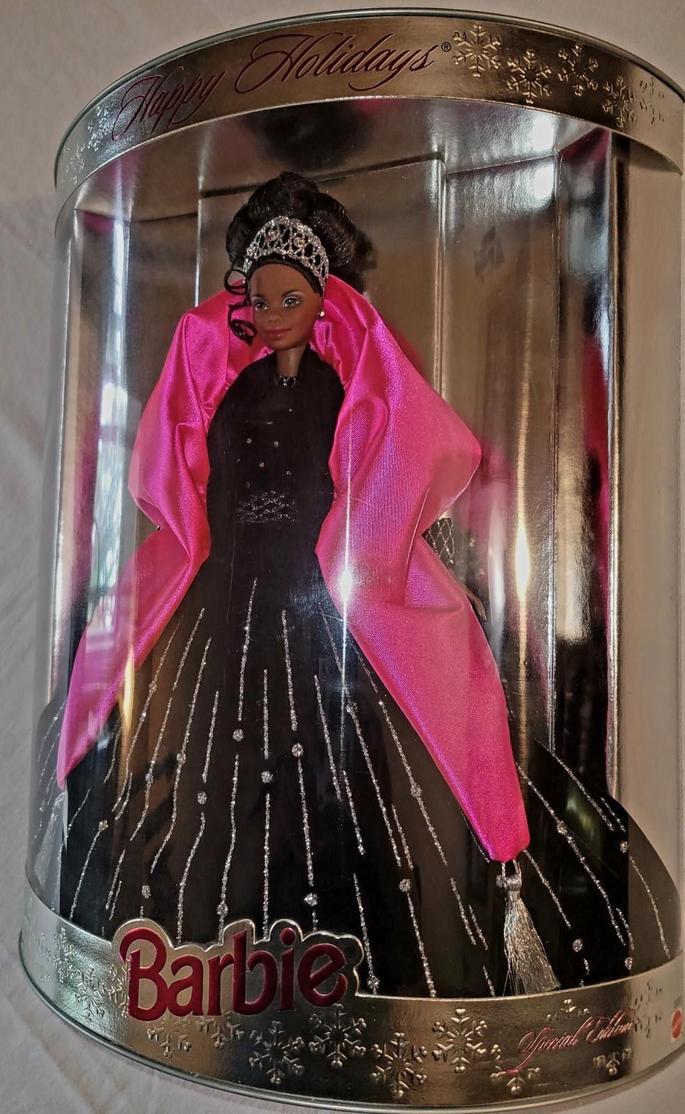 Designer RARE*BARBIE HAPPY HOLIDAYS 1998 AFRICAN AMERICAN Size ONE SIZE - 2 Thumbnail