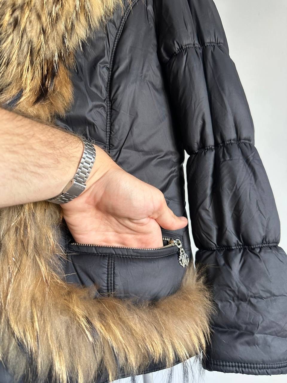 Roberto Cavalli rare roberto cavalli fur puffer leopard jacket luxury Size L / US 10 / IT 46 - 3 Thumbnail