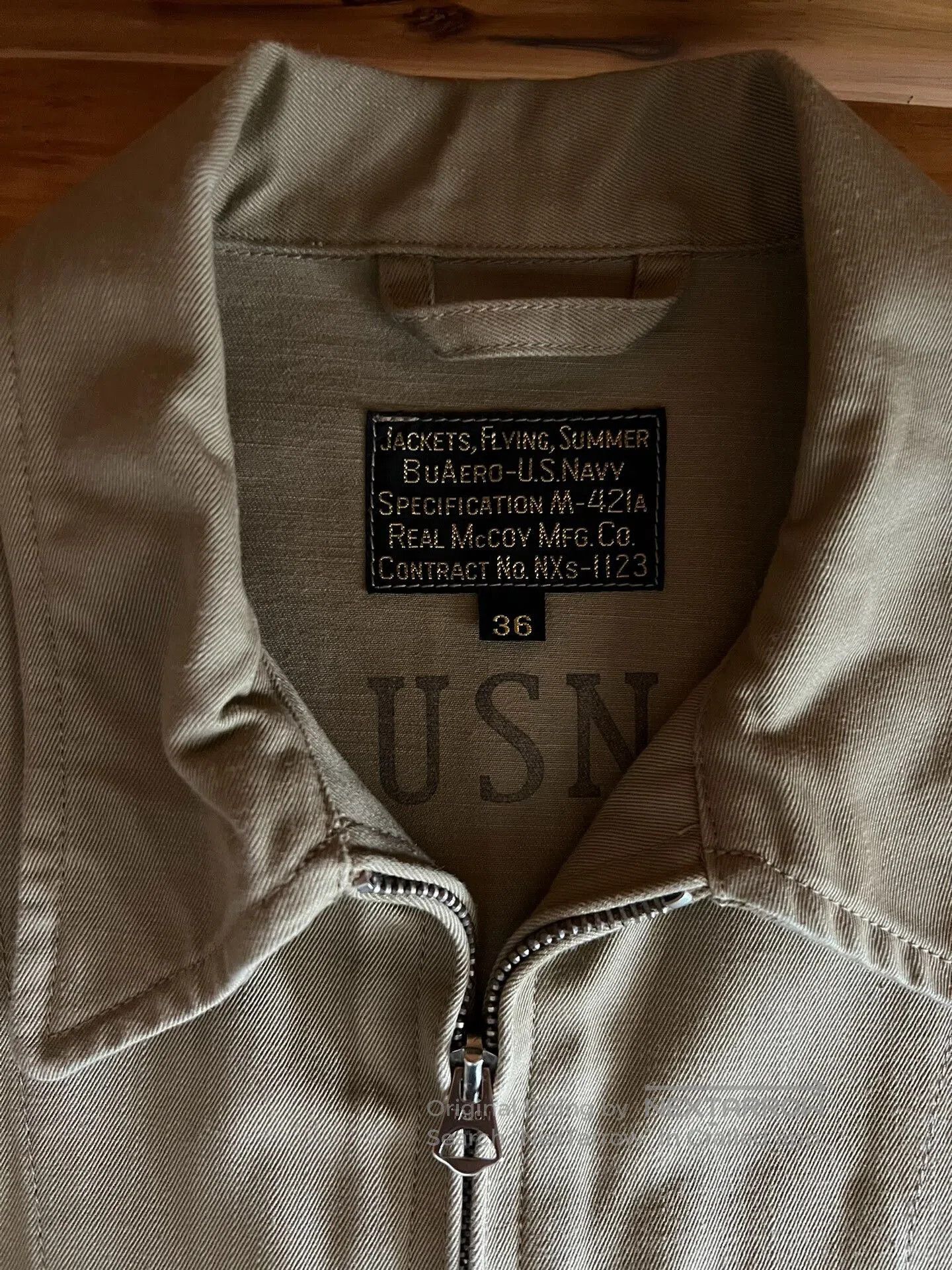 The Real McCoy's real mccoy's type m. Size US M / EU 48-50 / 2 - 8 Thumbnail