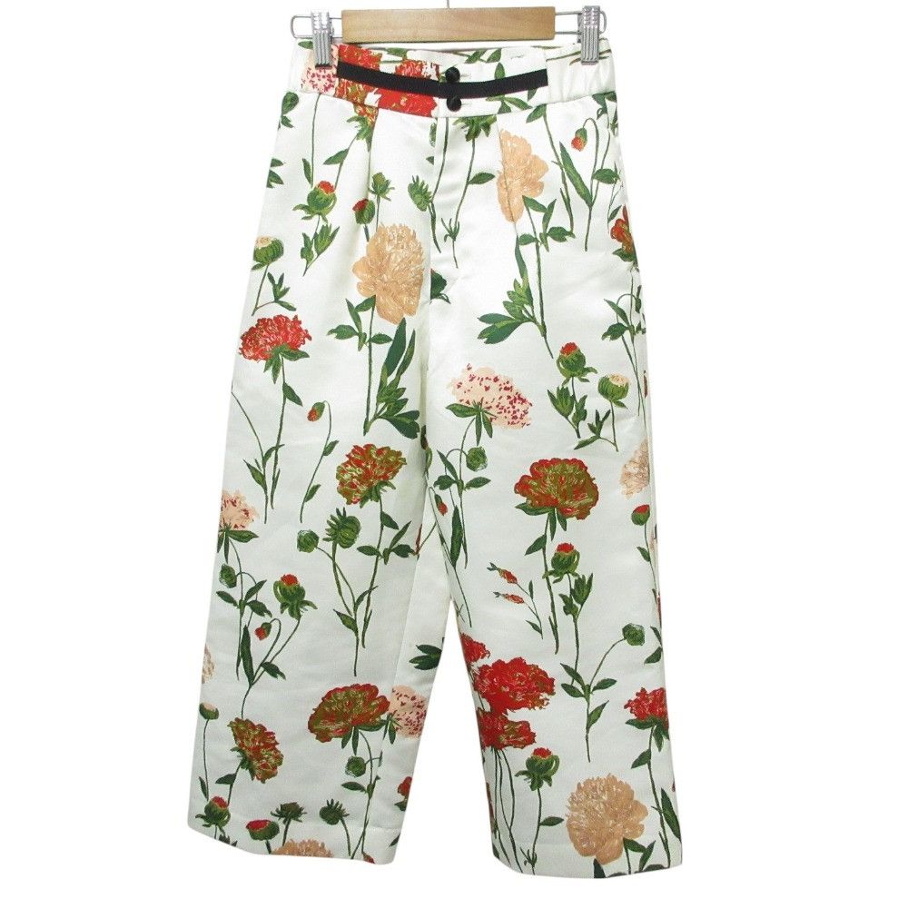 Other Other SEVEN TEN by MIHO KAWAHITO Flower Print Wide Pants Textile Bottoms 1A402 DUTY FREE for USA Size ONE SIZE - 1 Thumbnail