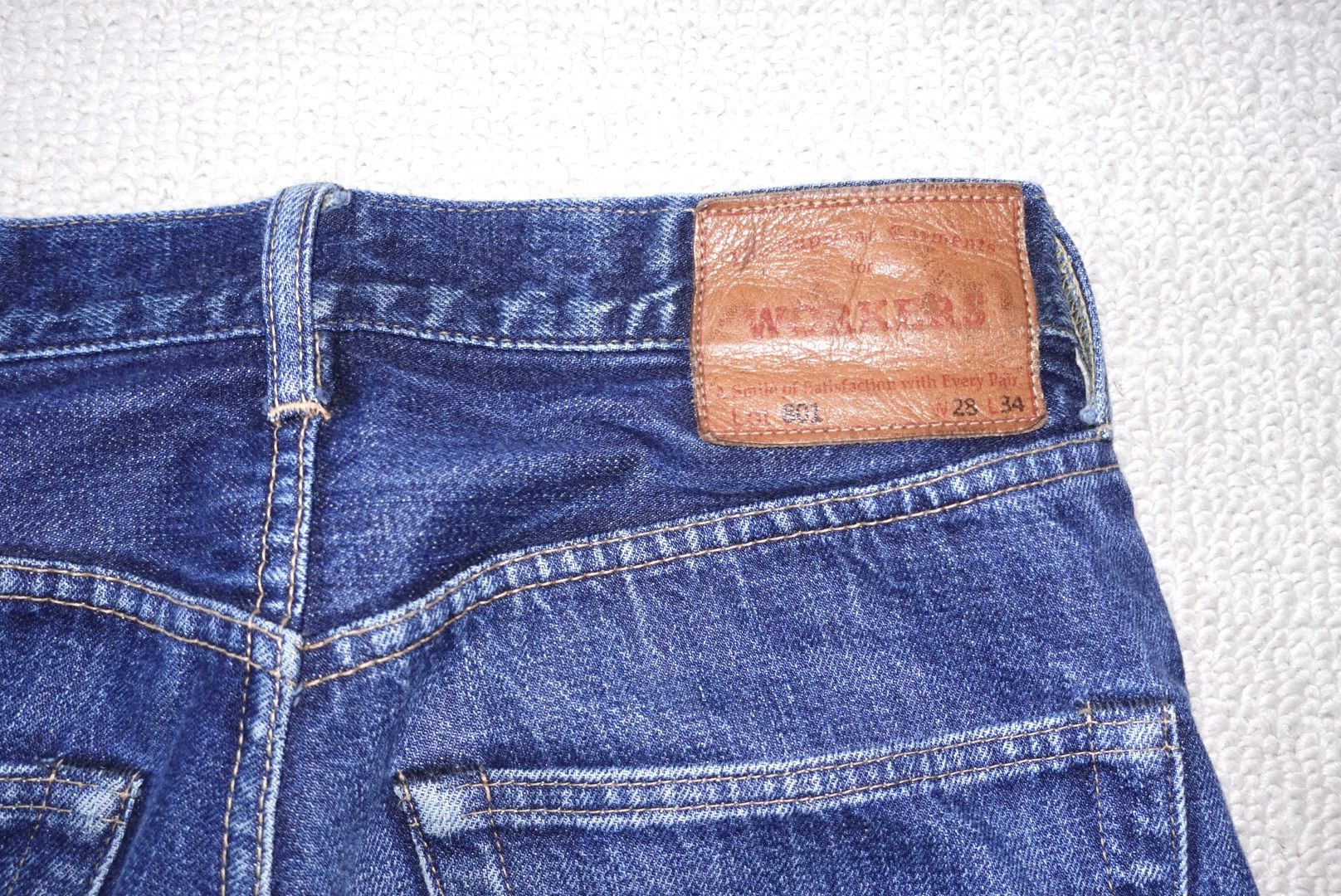 Other Workers Japan 801 Selvedge Denim Size US 28 / EU 44 - 3 Thumbnail