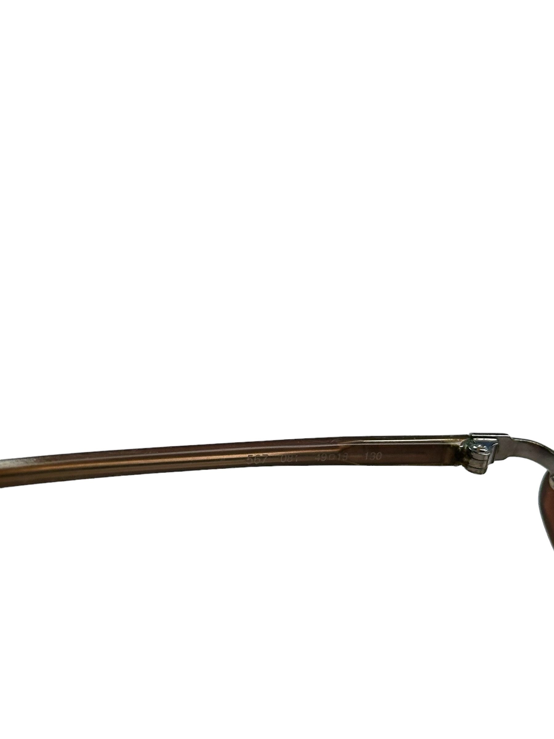 Emporio Armani Armani Slim hexagon classic slim glasses Size ONE SIZE - 8 Thumbnail