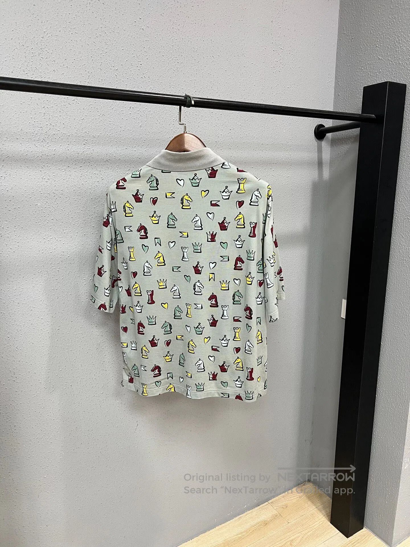 Hermes Hermes Chess Print Polo. Size US M / EU 48-50 / 2 - 2 Thumbnail