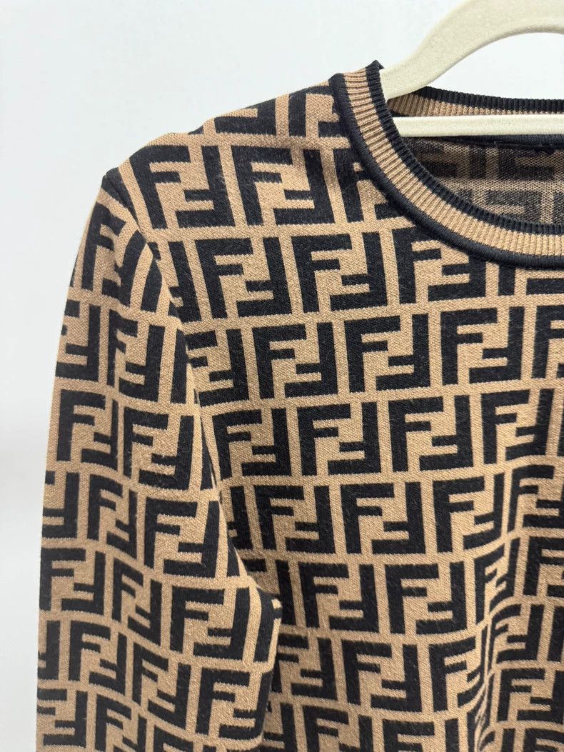 Fendi Fendi Classic full-print knitwear Size US XXS / EU 40 - 2 Thumbnail