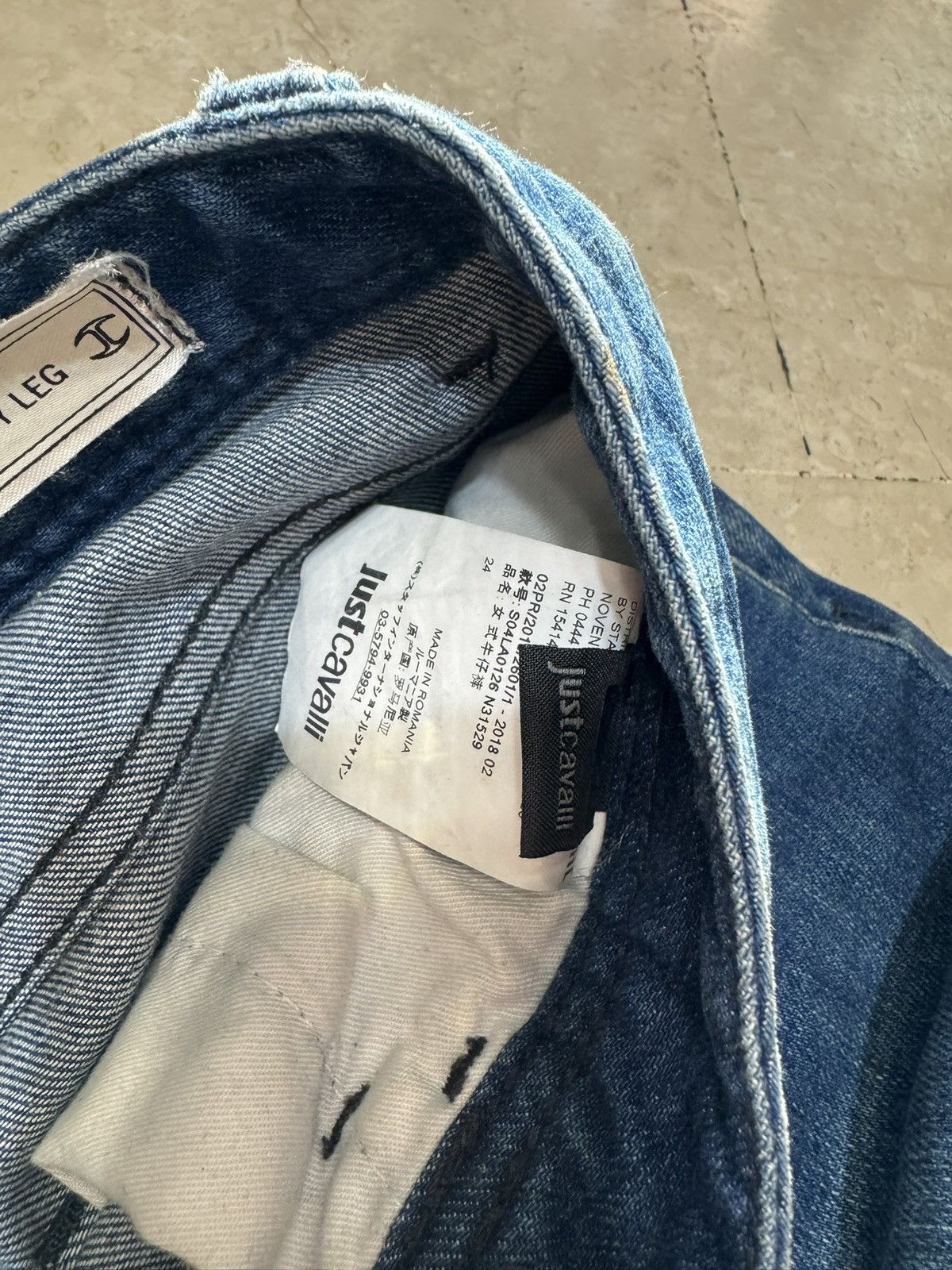 Roberto Cavalli ROBERTO CAVALLI Jeans Size 22" - 6 Thumbnail