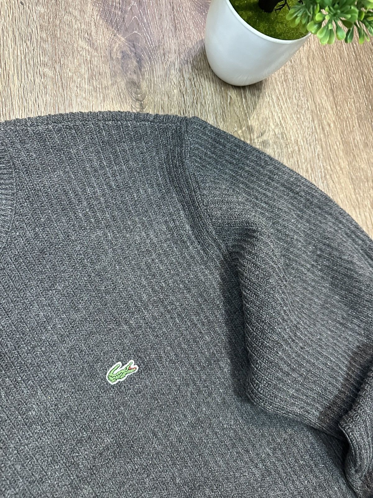 Lacoste Lacoste Vintage Wool Knitted Sweater Size US XL / EU 56 / 4 - 5 Thumbnail