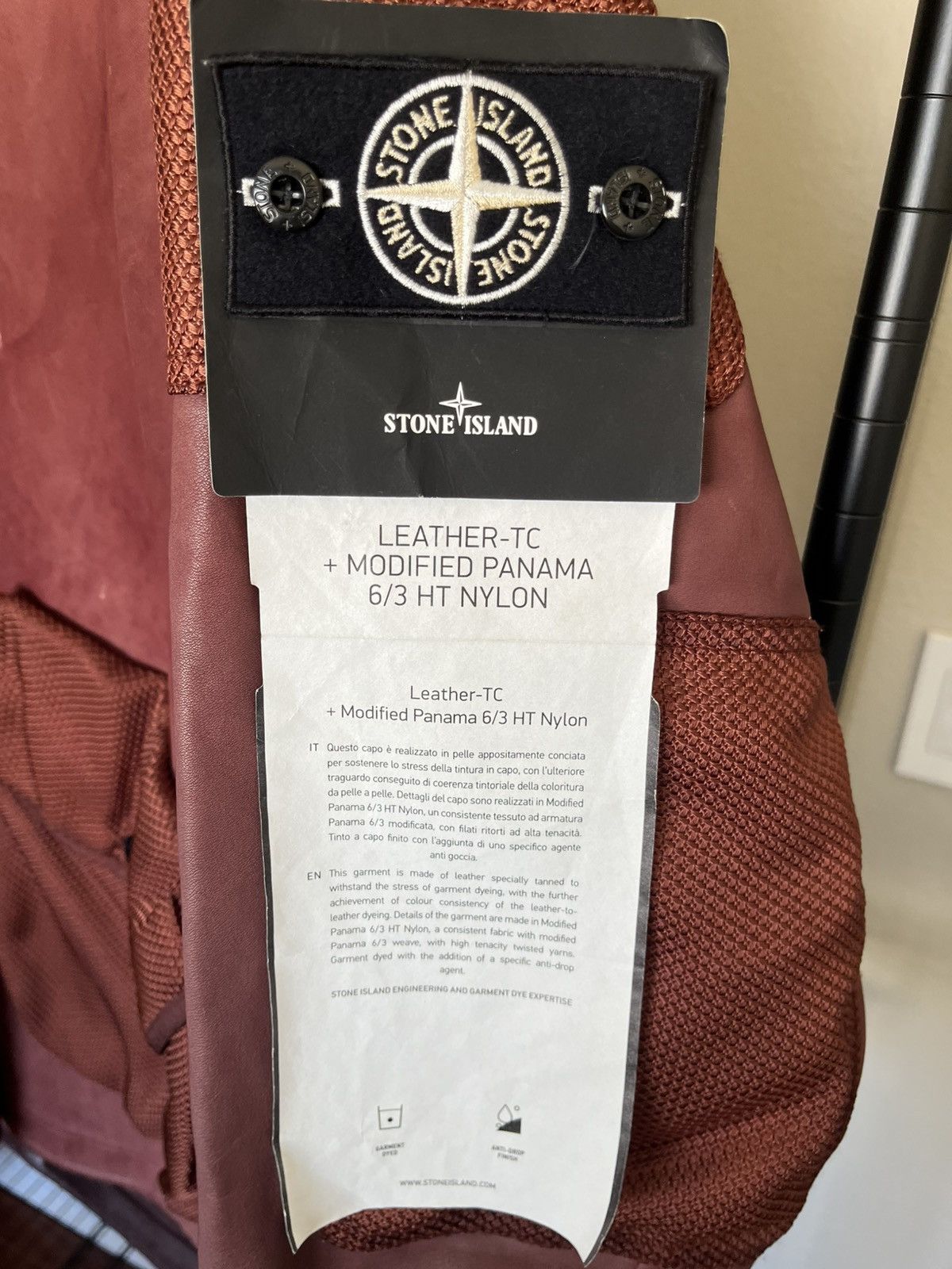 Stone Island Stone Island Leather Hooded Jacket A/W 21–22 L Size US L / EU 52-54 / 3 - 3 Thumbnail